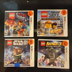 Lot of 4 Nintendo 3DS Games (Lego Series)